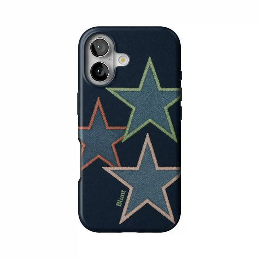 Neon Stars iPhone Case