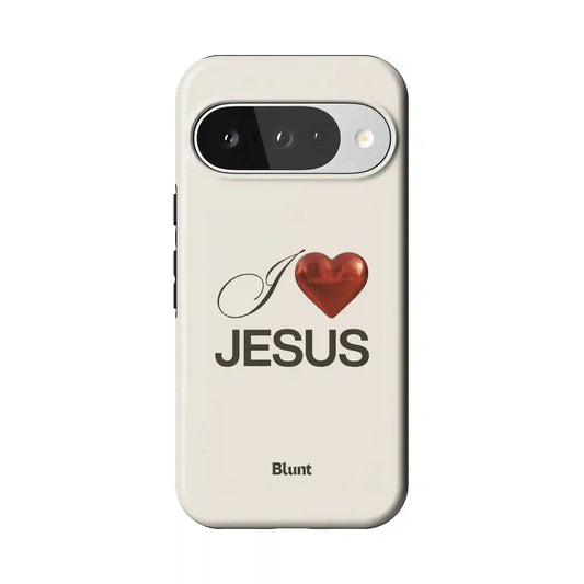 I Heart Jesus Pixel Case