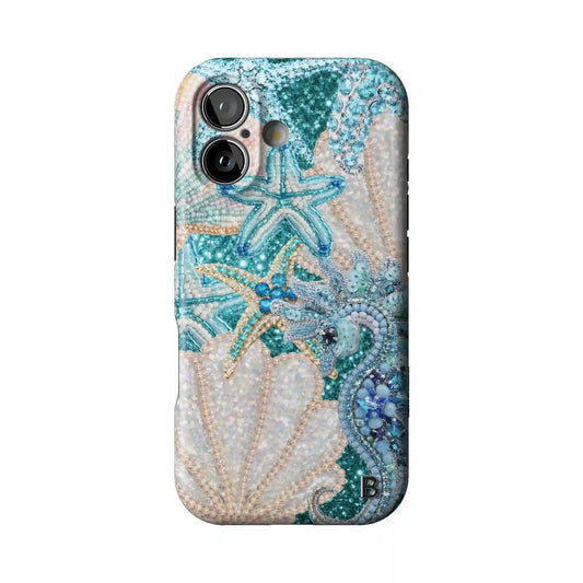 Tidal Gems Statement iPhone Case