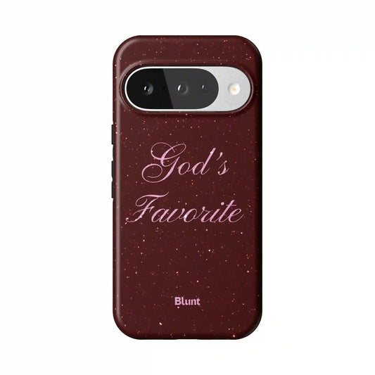 Gods Favorite Burgundy Pixel Case