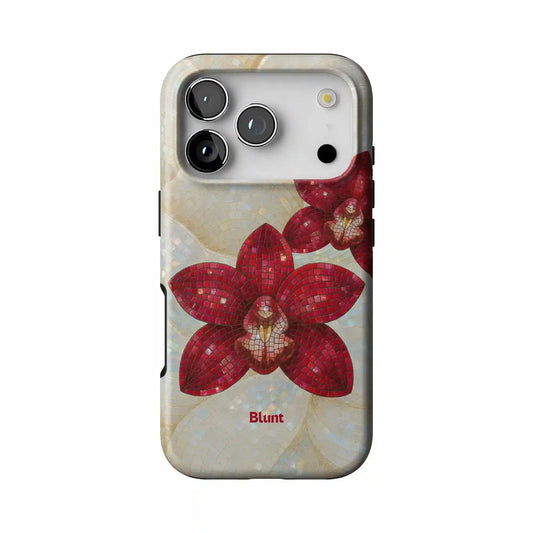 Crimson Orchid iPhone Case