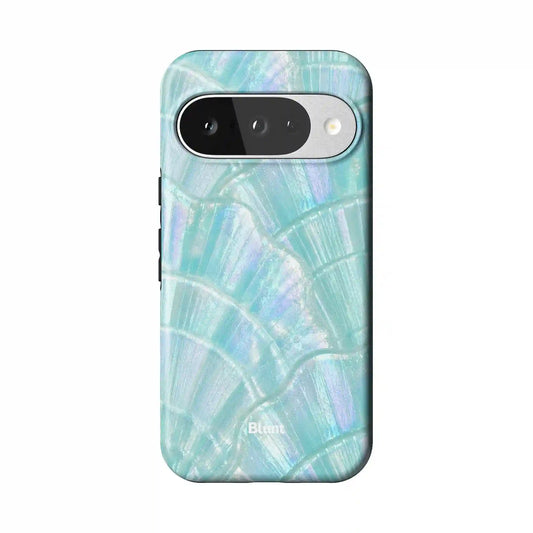 Turquoise Shelly Pixel Case