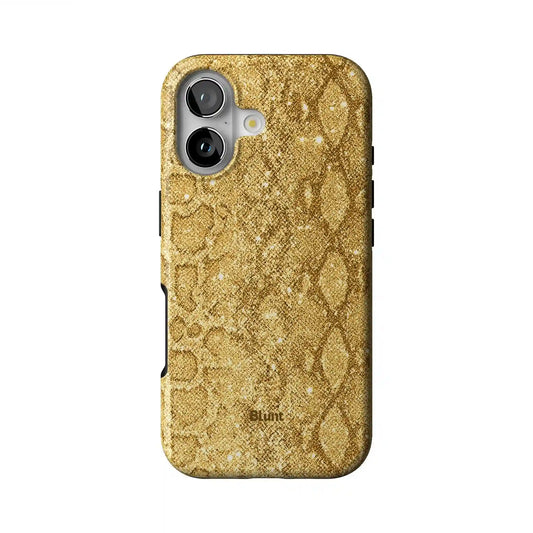 Golden Python iPhone Case