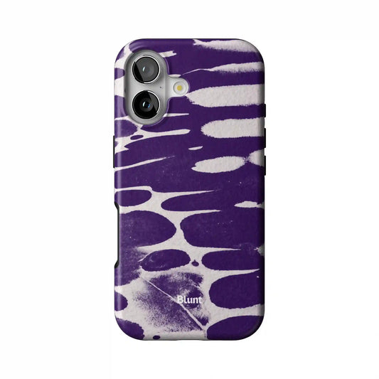 Plum Noir Abstract iPhone Case