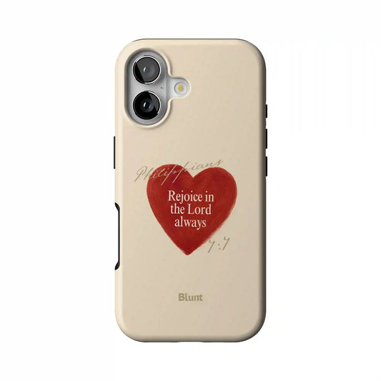 Philippians 4:4 iPhone Case