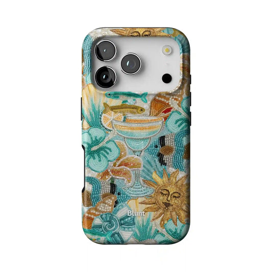 Teal Tropics iPhone Case