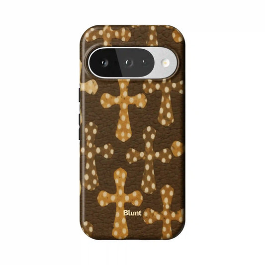 Amber Cross Pixel Case