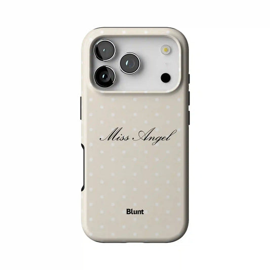 Yellow Miss Angel iPhone Case