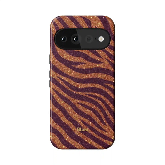 Amber Stripe Pixel Case