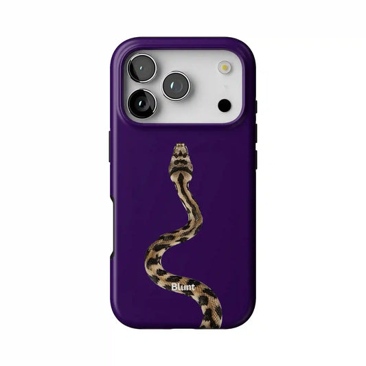 Plum Serpent iPhone Case
