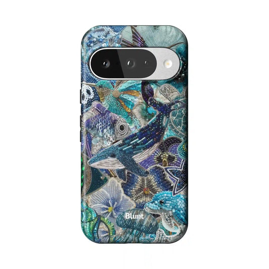 Blue Crush Pixel Case