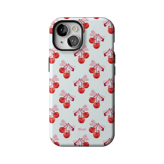 White Cherry iPhone Case