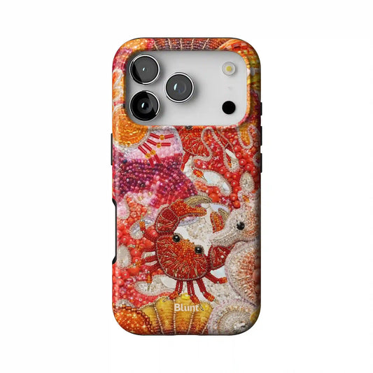 Coral Luxe iPhone Case