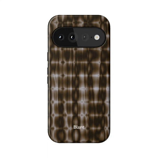 Brown Ripple Pixel Case