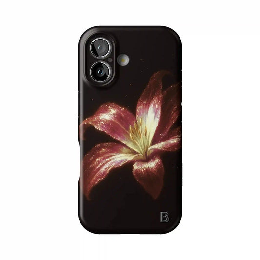 Crimson Lilly Statement iPhone Case