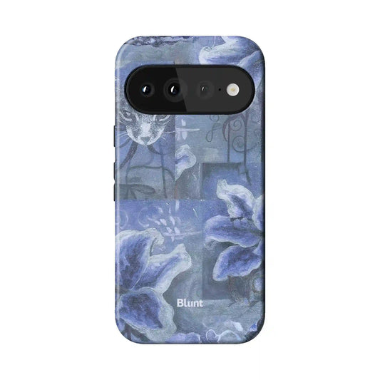Blue Irideska Pixel Case