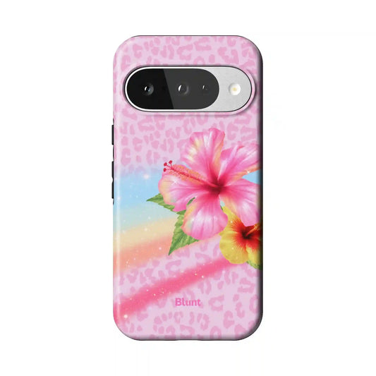 Pink Tropics Pixel Case