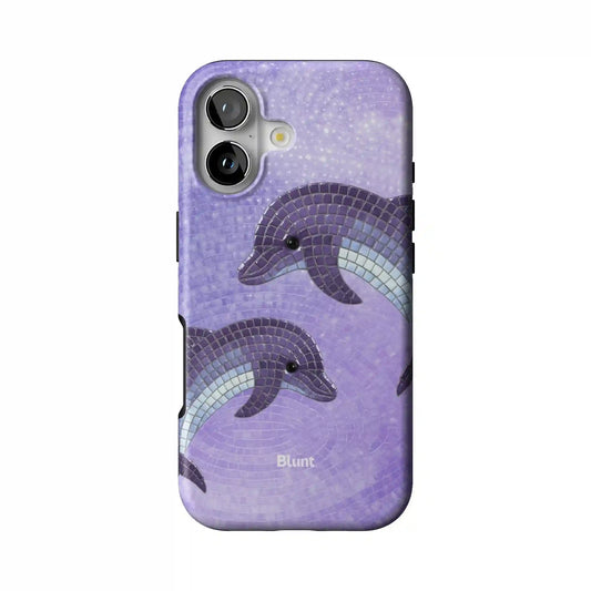Purple Delphine iPhone Case