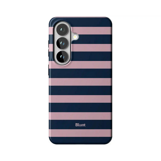 Blueberry Blush Stripe Samsung Case