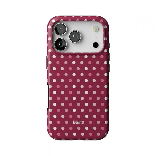 Polka Mauvin iPhone Case