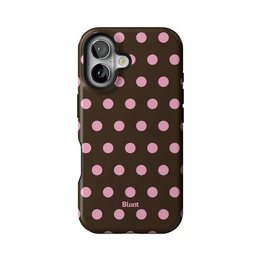 Chocolate Polka iPhone Case
