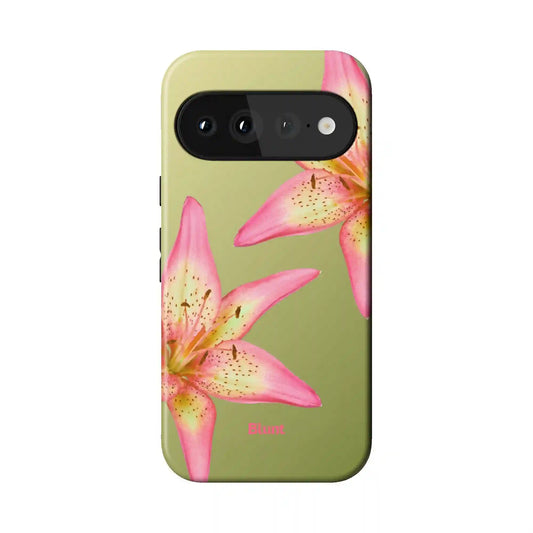 Matcha Hibiscus Pixel Case