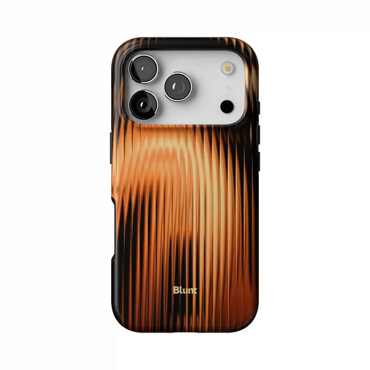 Copper Ripple iPhone Case