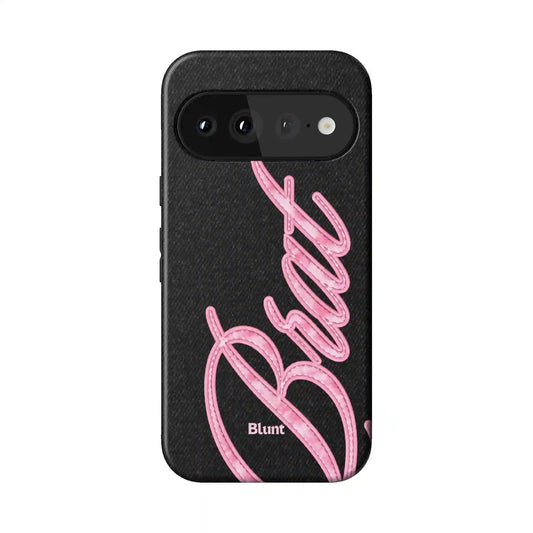 Pink Brat Pixel Case