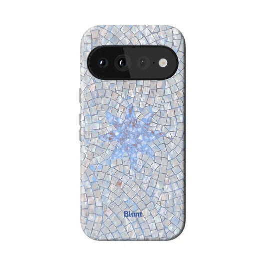 Blue Sunstone Pixel Case
