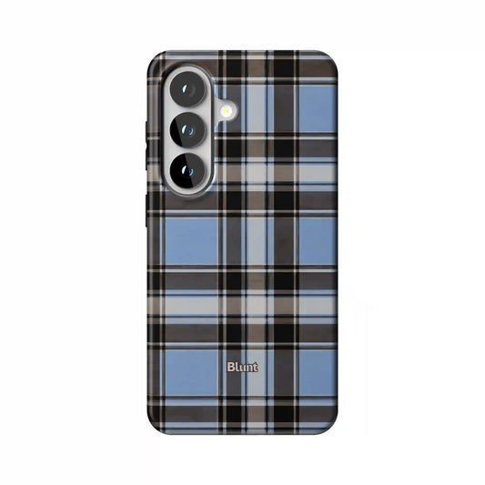 Plaid Timber Blue Samsung Case