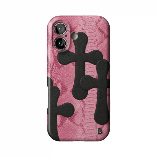 Blushed Goth Statement iPhone Case