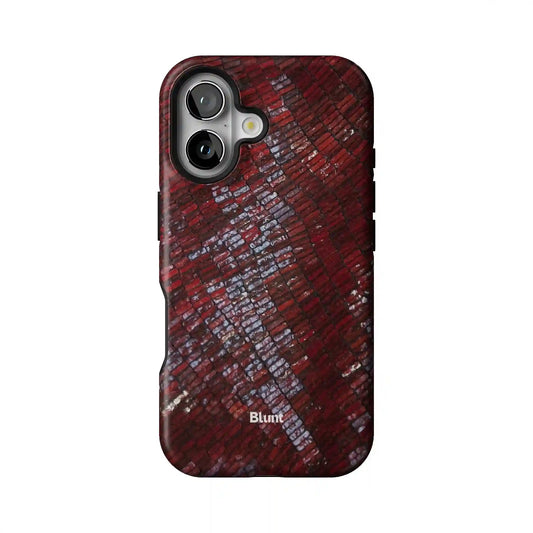 Crimson Scale iPhone Case
