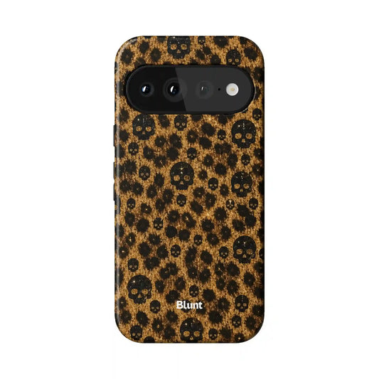 Skull Cat Pixel Case