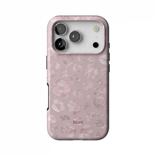 Pink Satin Cheetah iPhone Case
