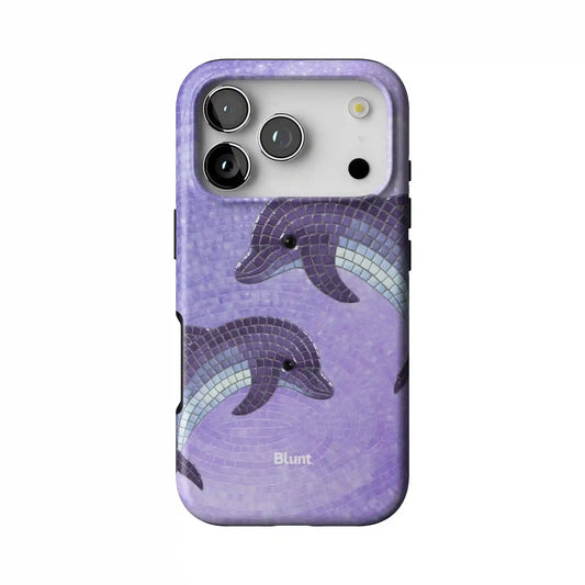 Purple Delphine iPhone Case