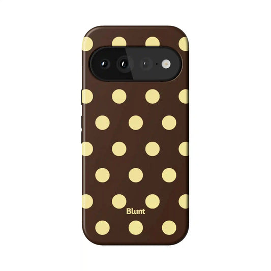 Brown Butter Polka Pixel Case