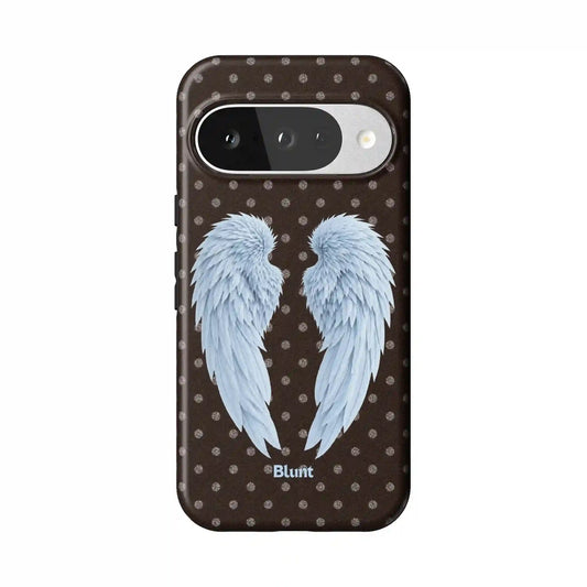 Brown Polka Wing Pixel Case