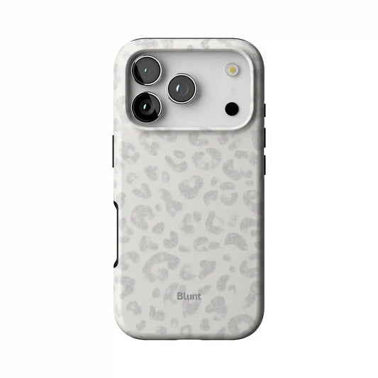 White Leopard iPhone Case