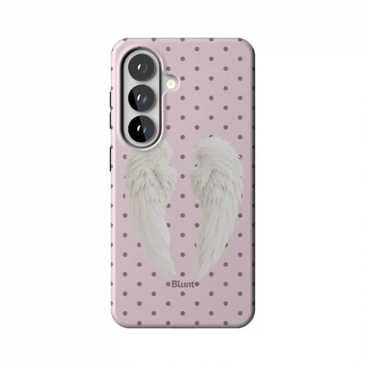Pink Polka Wing Samsung Case