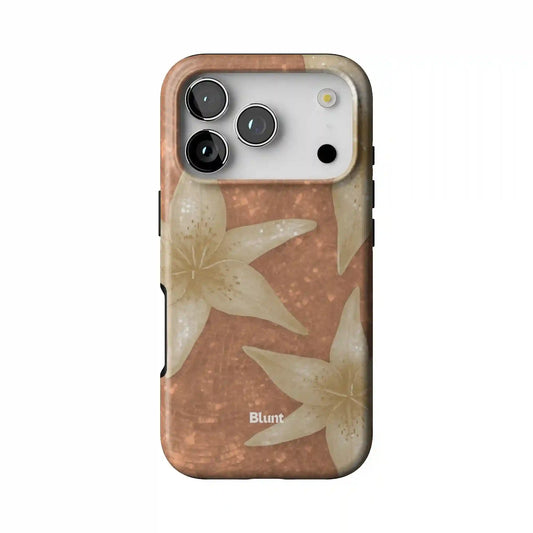 Sand Solar Lily iPhone Case