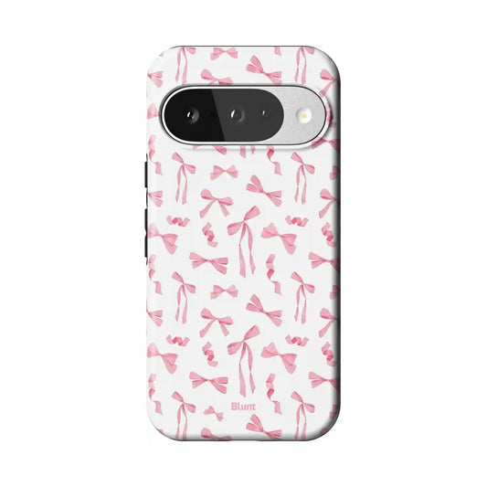 Pink Bow Pixel Case