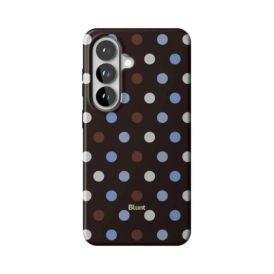 Timber Blue Polka Samsung Case