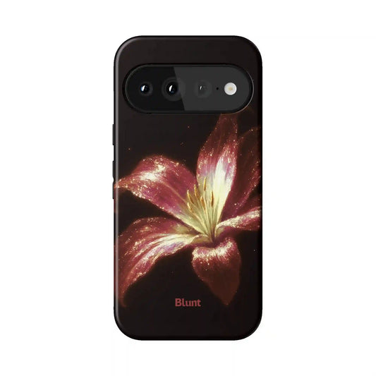 Crimson Lilly Pixel Case