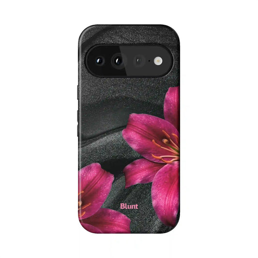 Midnight Petals Pixel Case