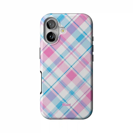Bubblegum Plaid iPhone Case