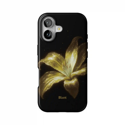 Golden Lilly iPhone Case