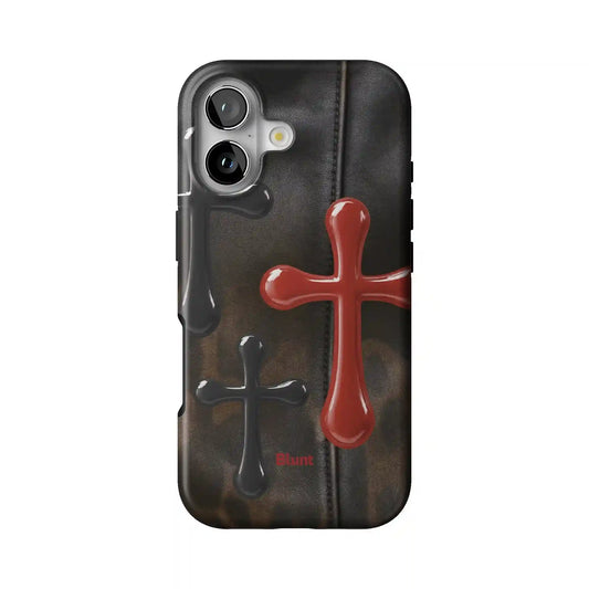 Crossed Leather iPhone Case