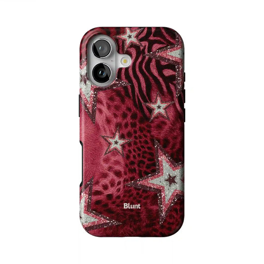 Crimson Starfall iPhone Case