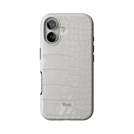 White Plush iPhone Case