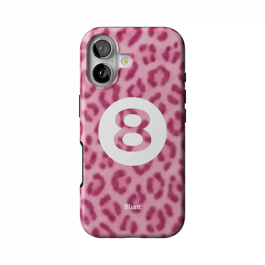 Pink Cheetah Magic 8 iPhone Case